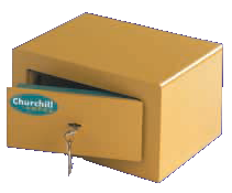 Churchill Compact Gold Safe