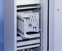 Pull-out keyrack eg. 150 pcs key hooks