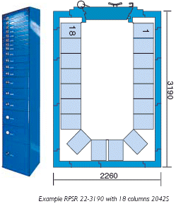 Rosengrens RPSR Prefabricated Strongroom Internal View
